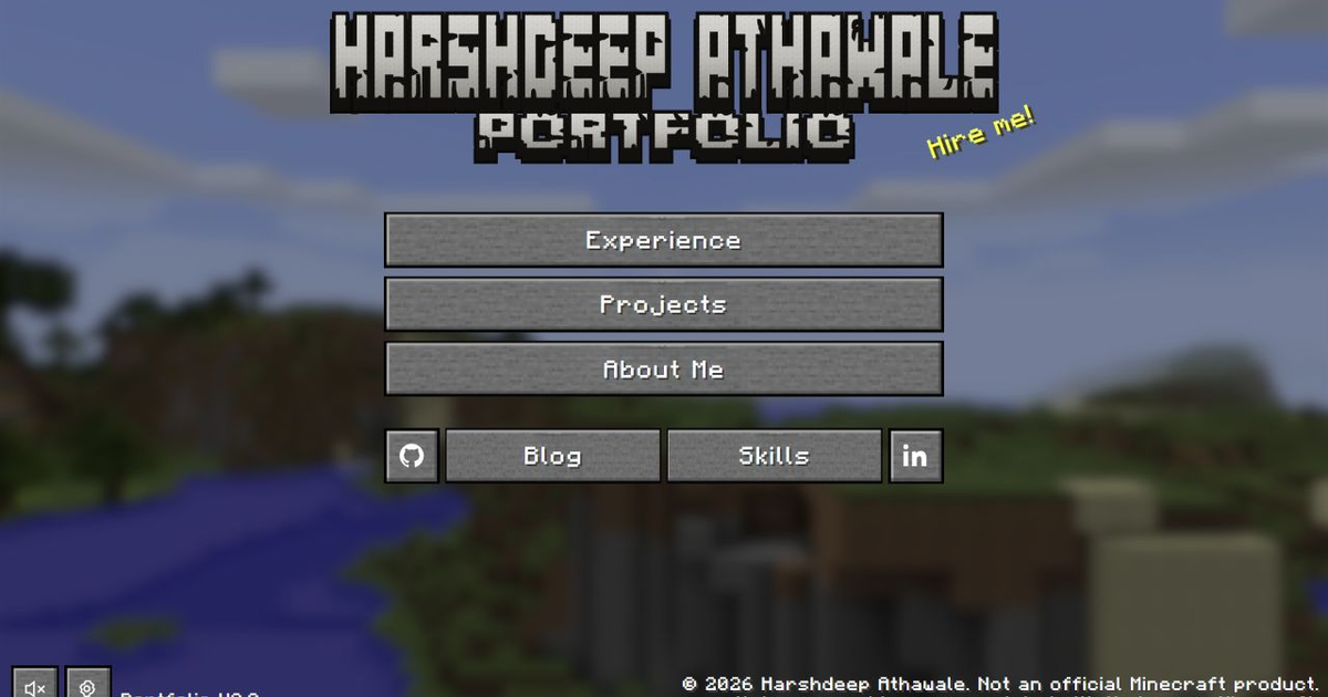 Experience — Harshdeep Athawale
